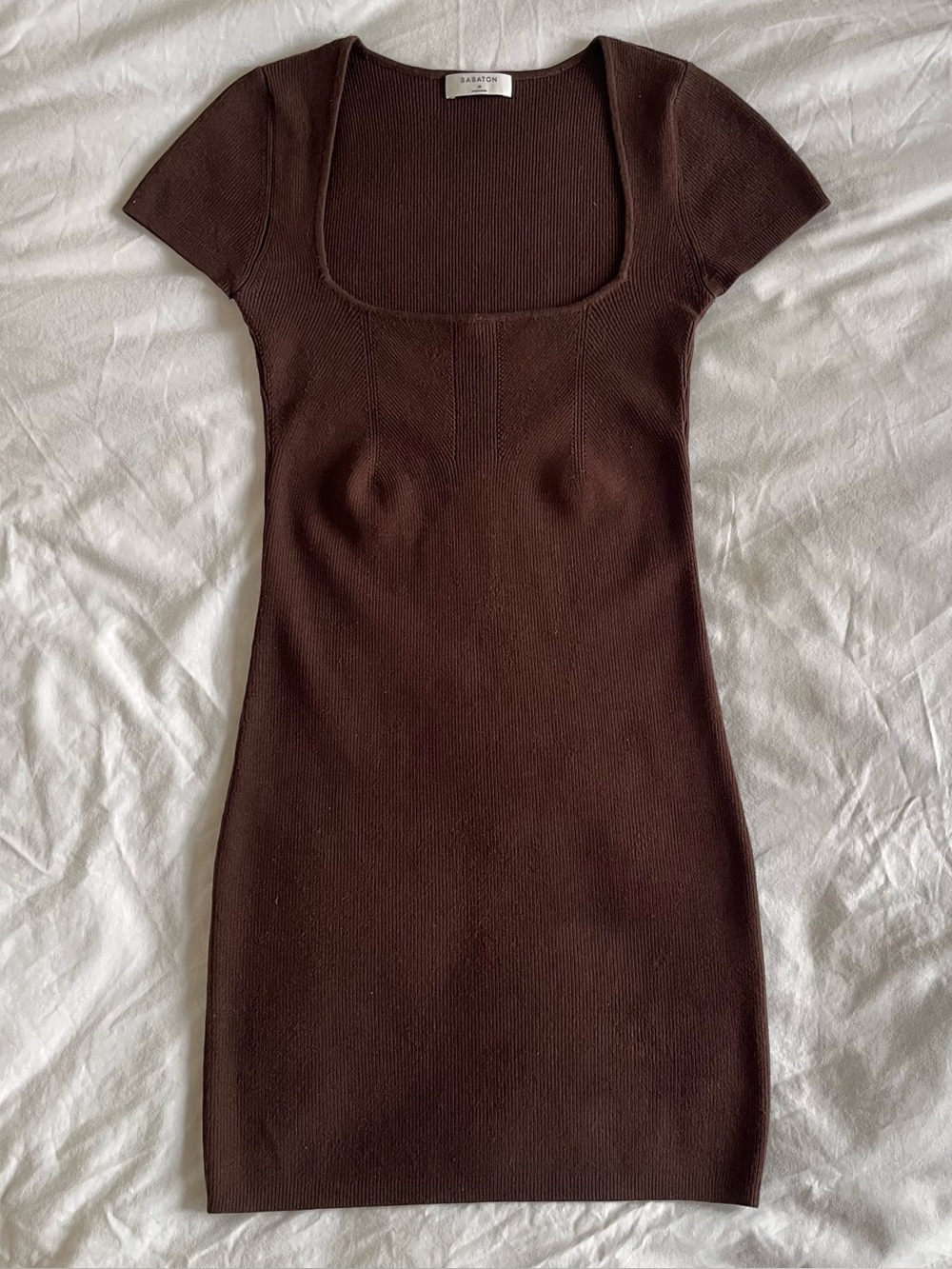 Arizona Babaton Emerge Dress in Coffee Bean Brown